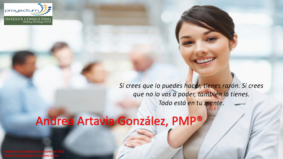 Andrea Artavia González, PMP® Andrea Artavia González, PMP®