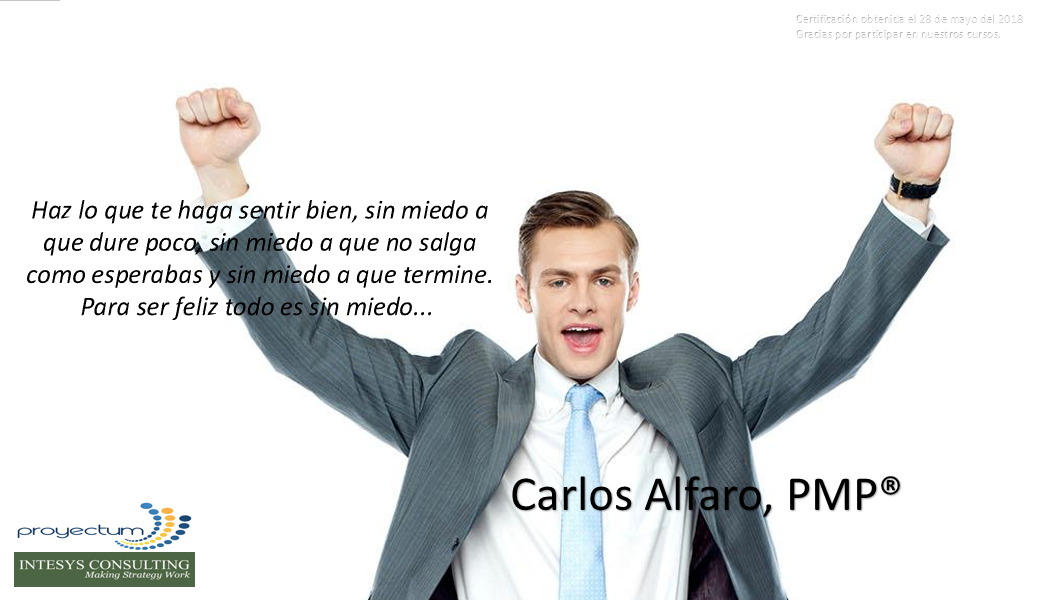 Carlos Alfaro, PMP® Carlos Alfaro, PMP®
