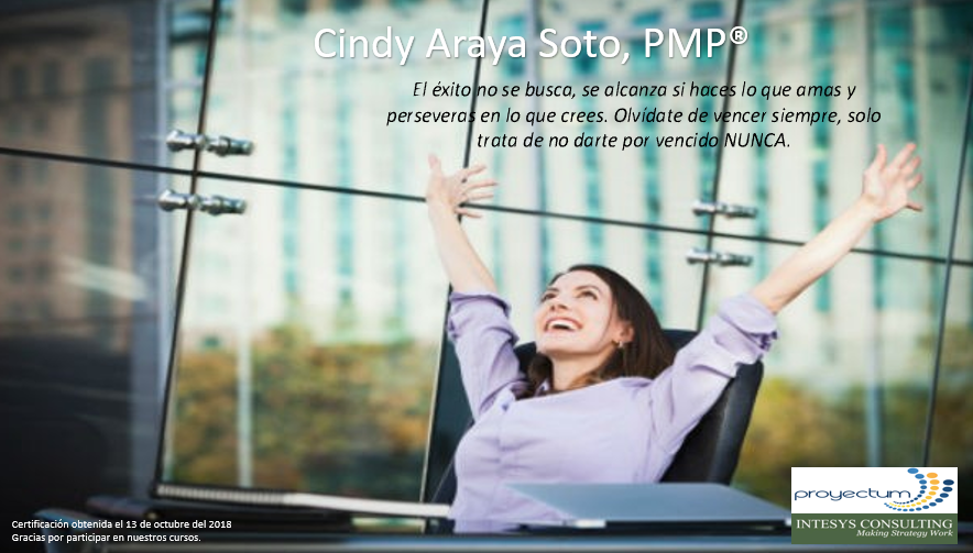 Cindy Araya Soto, PMP® Cindy Araya Soto, PMP®