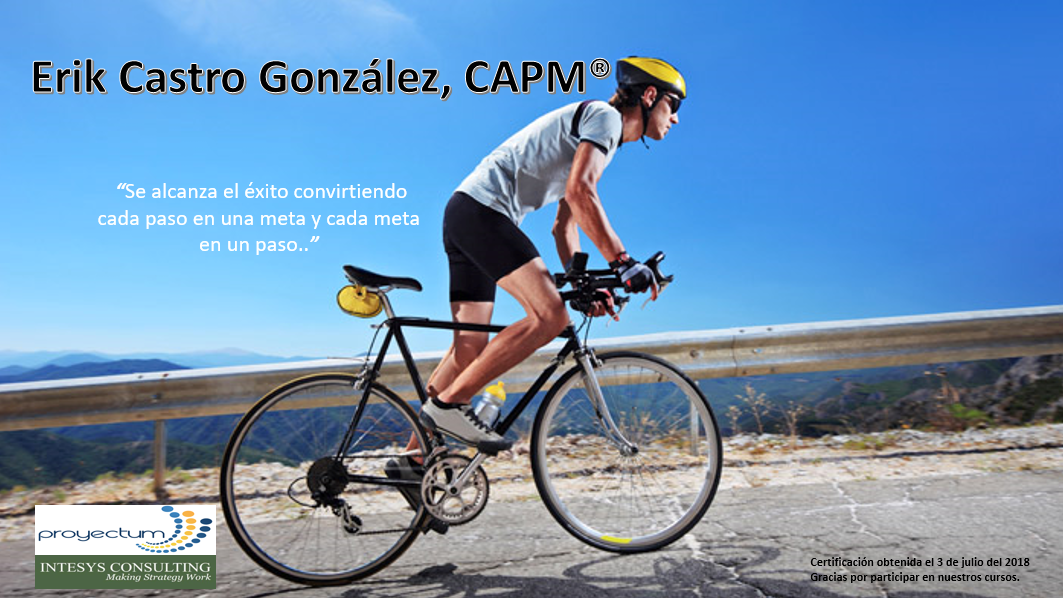2019 Erik Castro González, CAPM® 2019 Erik Castro González, CAPM®