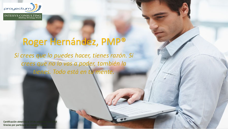 Roger Hernández, PMP® Roger Hernández, PMP®