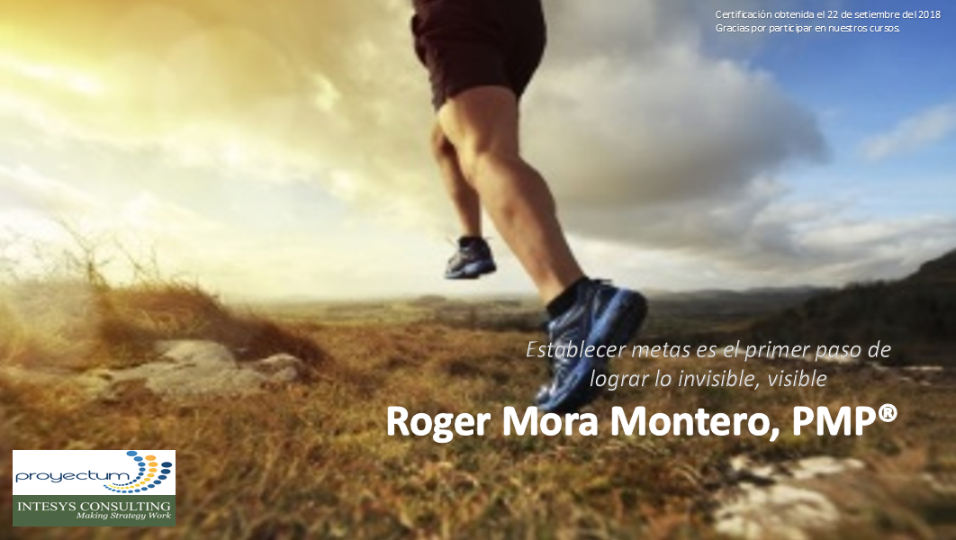 Roger Mora Montero, PMP® Roger Mora Montero, PMP®